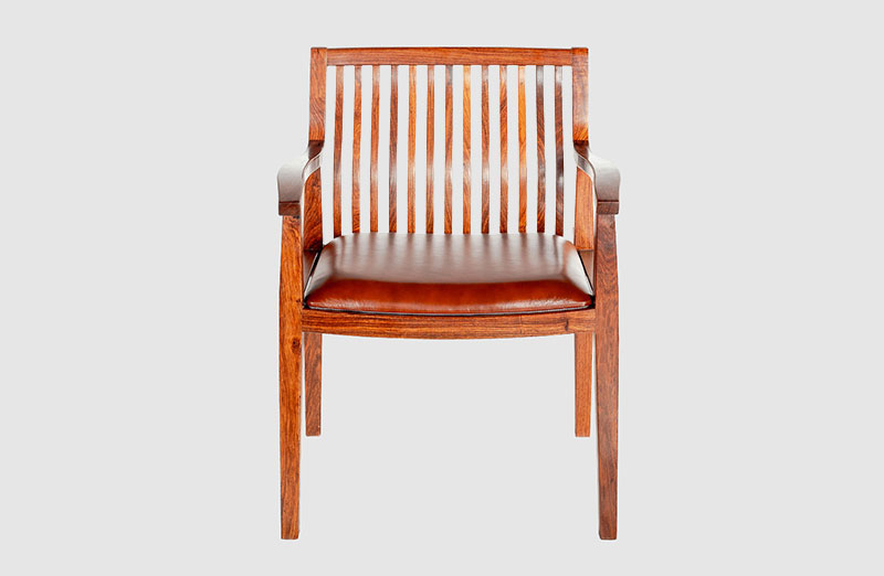 奉化中式实木大方椅家具效果图